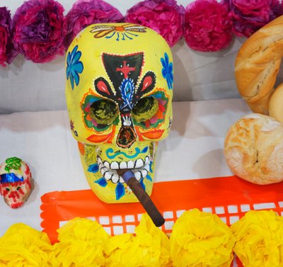 Mexican Day of the Dead figures by Unbekannt Unbekannt